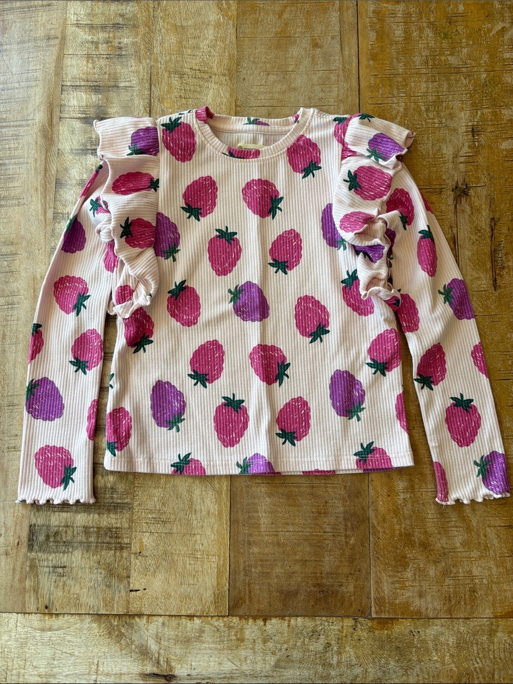 Tucker + Tate Pink Berry Print Top size 7 - Picture 1 of 5
